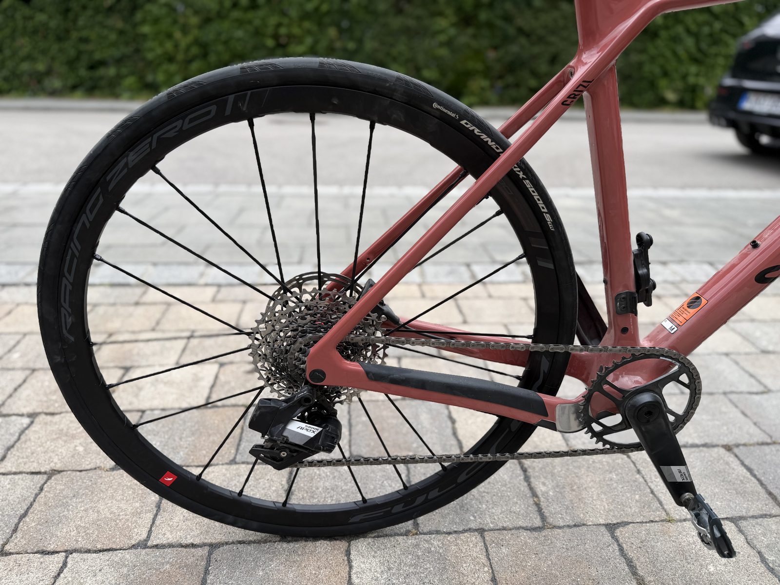 Das Grizl im Rennrad-Setup
