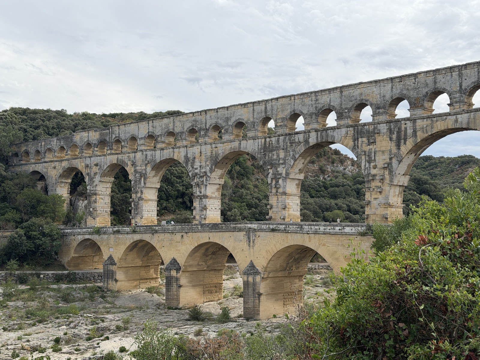 Pont du Gard, römisches Aquädukt in der Provence
