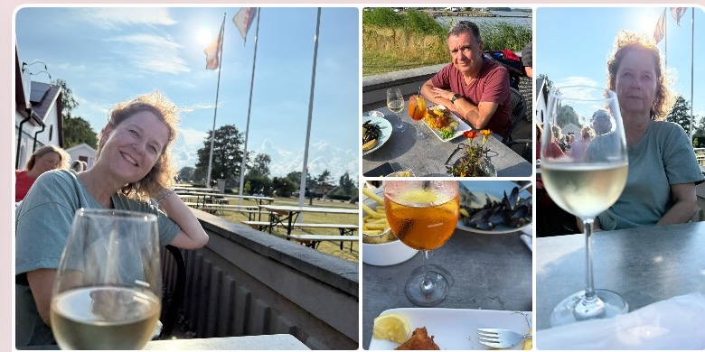 Heidi und Andi an einem langen Sommerabend in Timmernabben