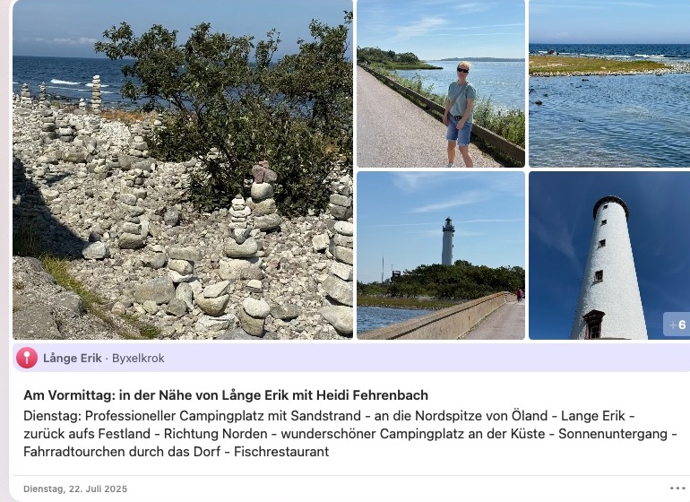 Steintürme, Meer und Leuchtturm Långe Erik auf Öland